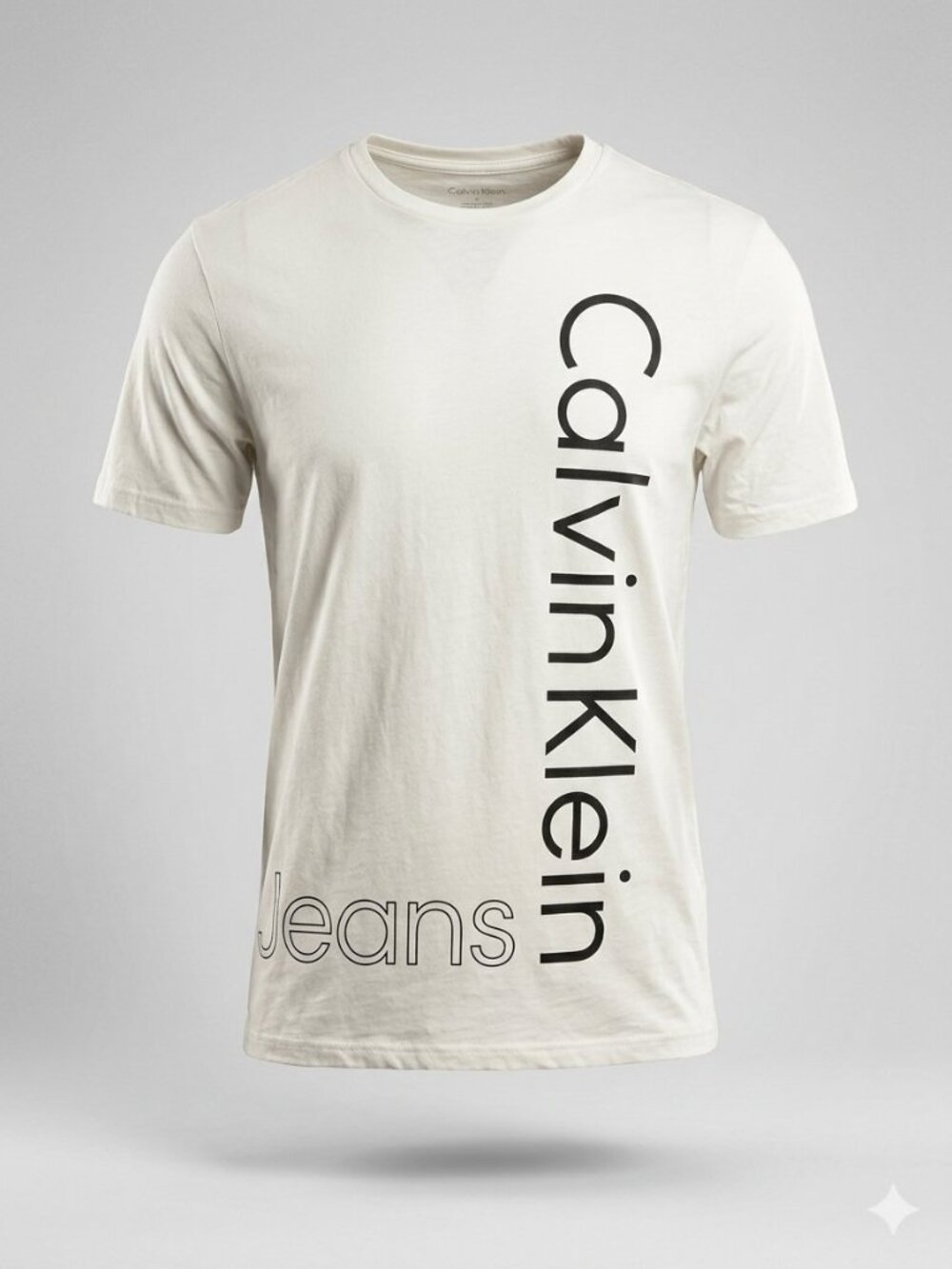 Calvin Klein Jeans Boys Vertical Logo Tee L